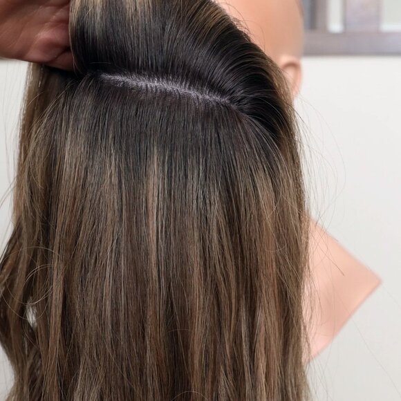 Stunning Silk Human Hair topper I NEW I MadisonWigs - Picture 9 of 11